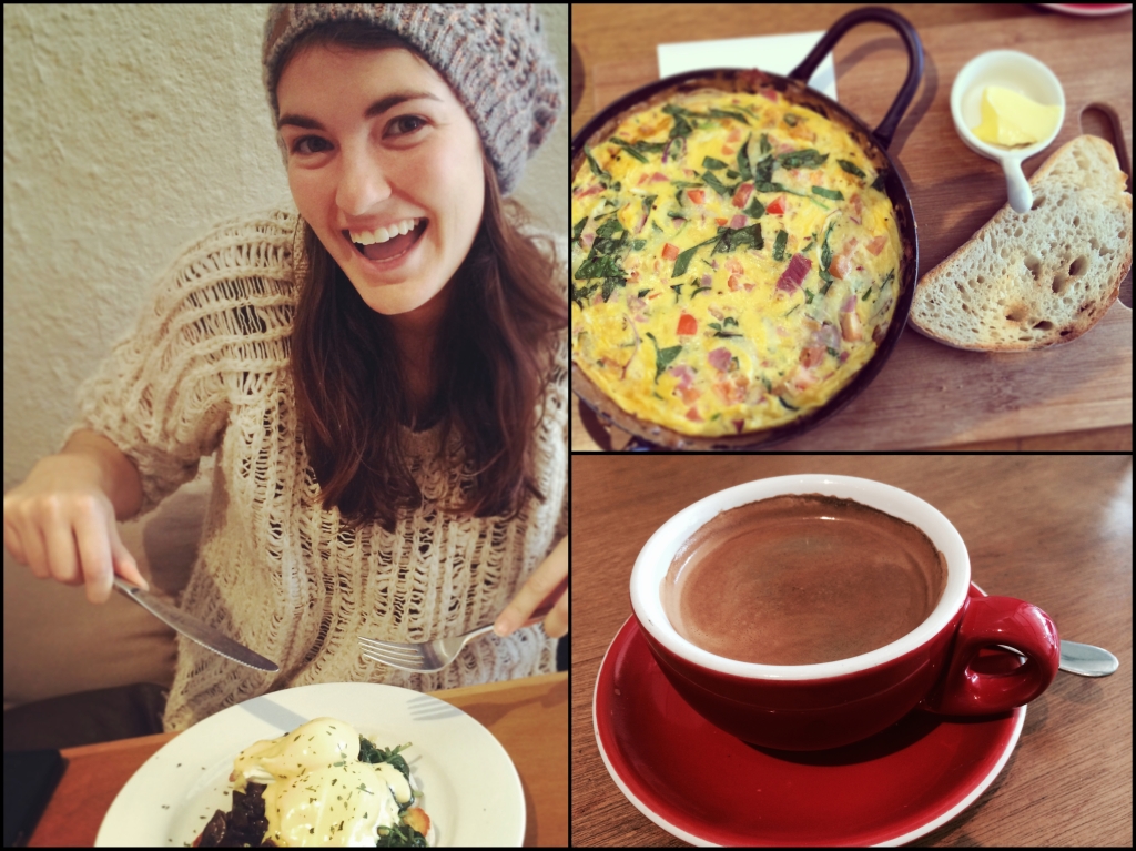 a very Melbourne brunch with Nora at Common Ground, a cafe just down the street from our apartment.